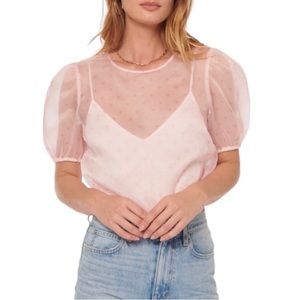 NWT CAMI NYC Bethany Hearts Bodysuit - Sz M